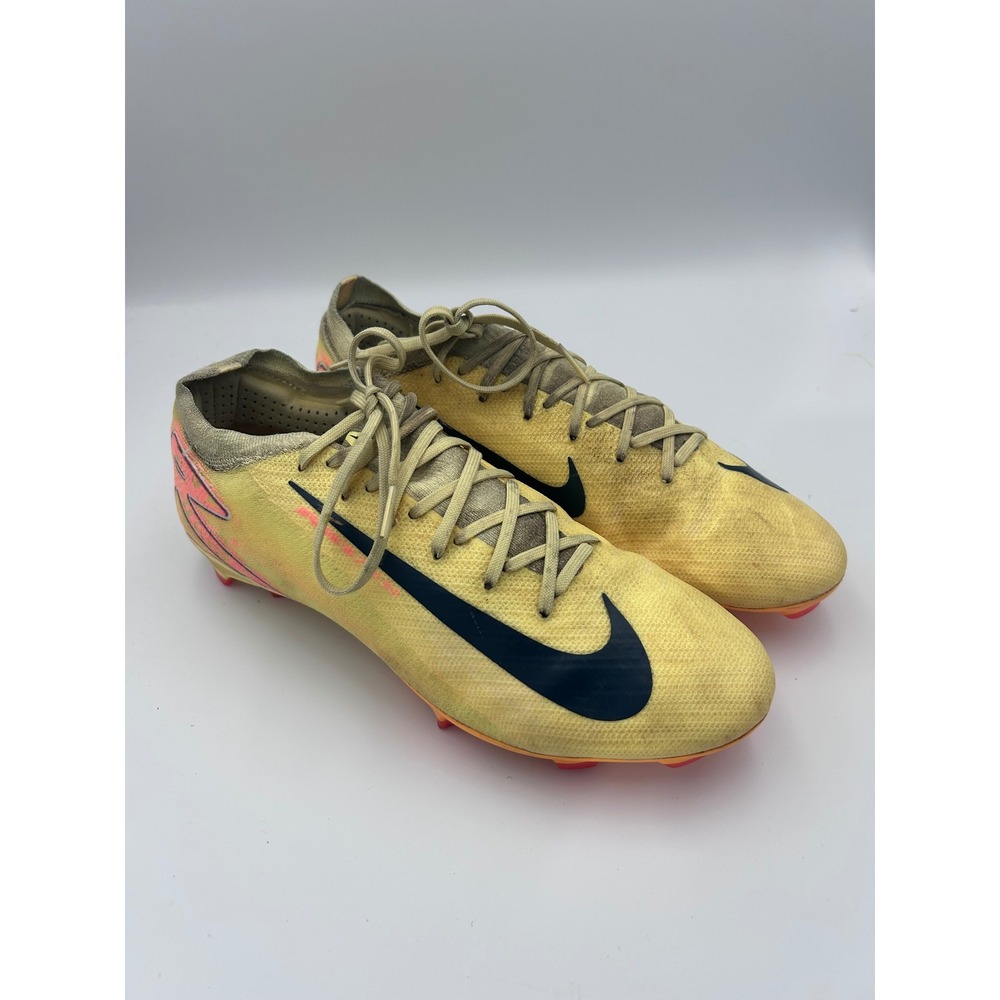 Nike Air Zoom Mercurial Vapor 15 Academy MG Yellow Orange FQ8689-800 Mens 8.5